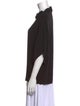 The Row Silk Cowl Neck Sweatshirt