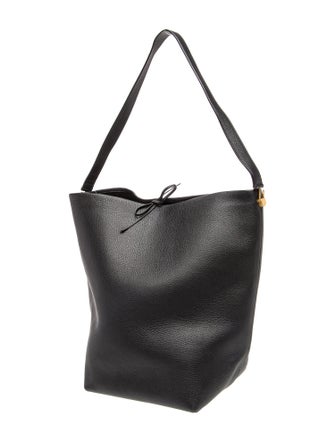 The Row Leather N/S Hook Medium