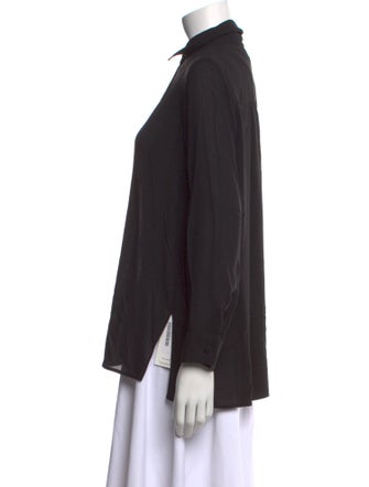 The Row Silk Mock Neck Sweatshirt