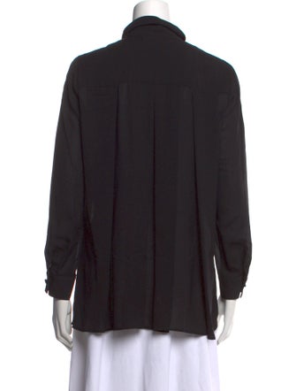 The Row Silk Mock Neck Sweatshirt