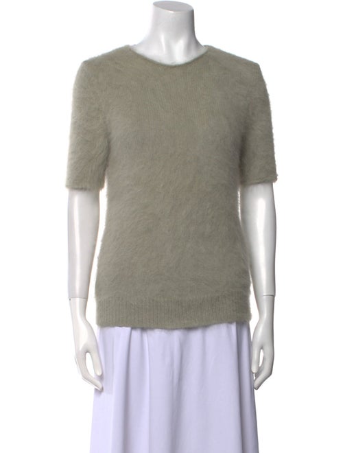 The Row Angora Crew Neck Sweater