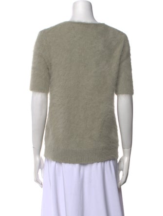 The Row Angora Crew Neck Sweater