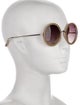 The Row Round Gradient Sunglasses