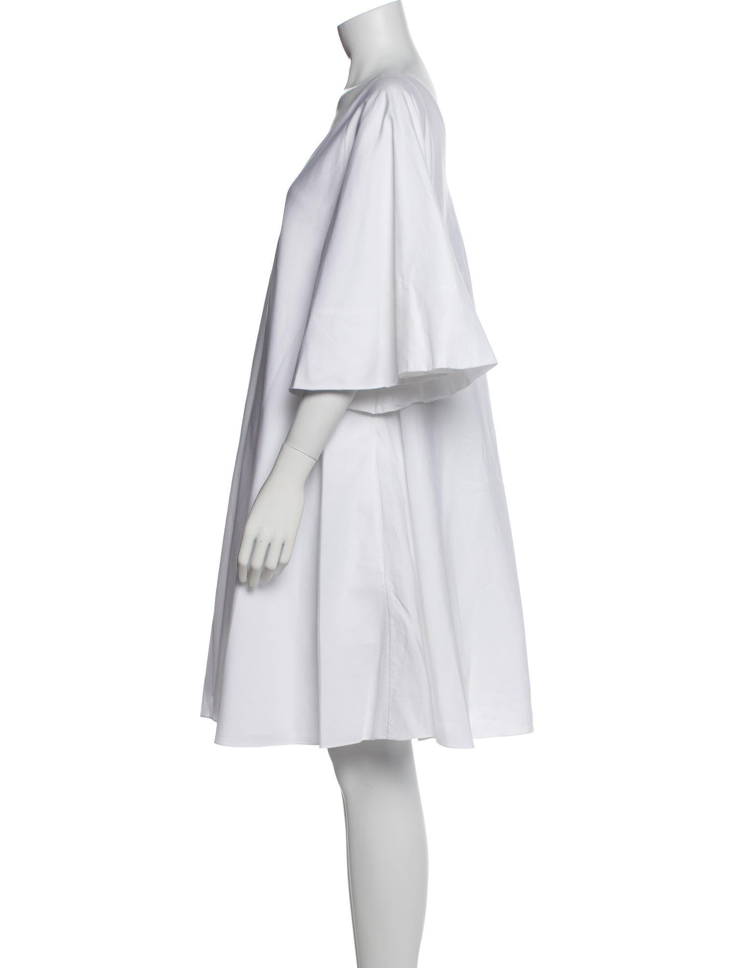 The Row V-Neck Knee-Length Dress