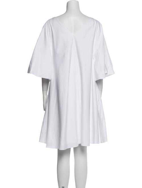 The Row V-Neck Knee-Length Dress