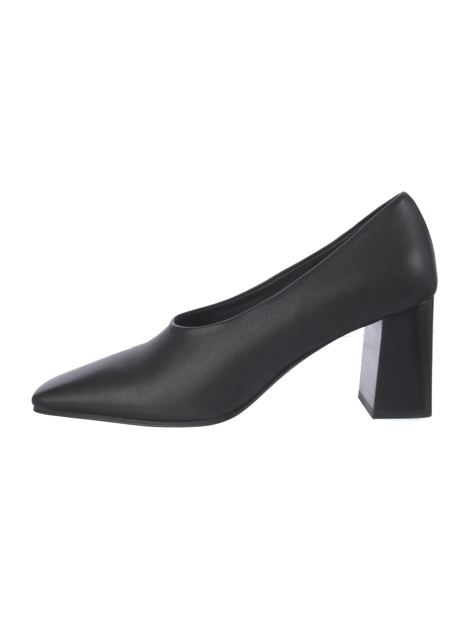 The Row Square loafer pump Leather Pumps