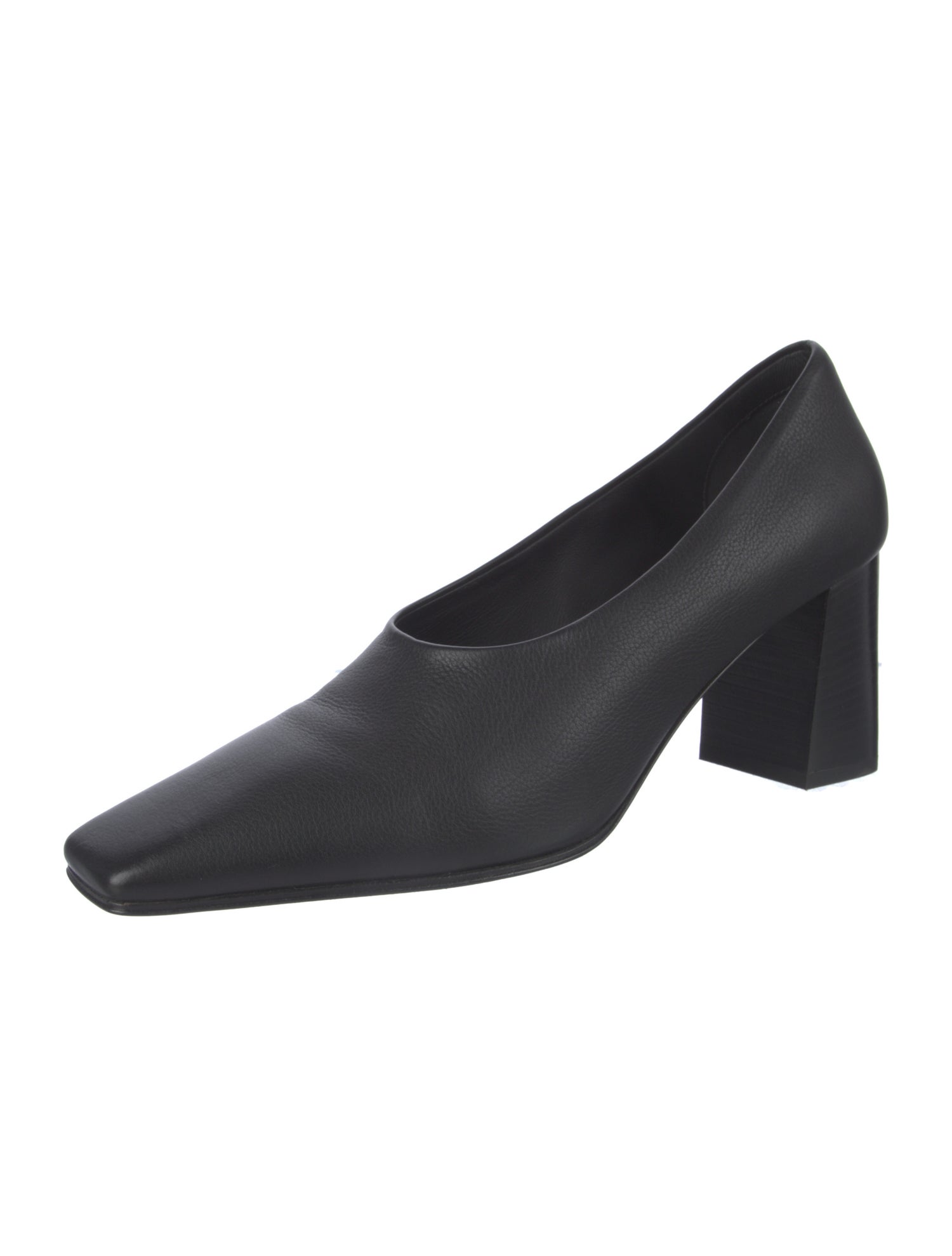 The Row Square loafer pump Leather Pumps