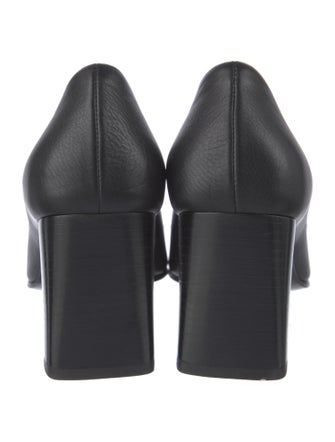 The Row Square loafer pump Leather Pumps