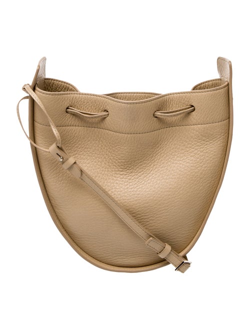 The Row Leather Bucket Bag Small