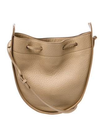 The Row Leather Bucket Bag Small