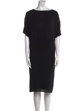 The Row Bateau Neckline Midi Length Dress