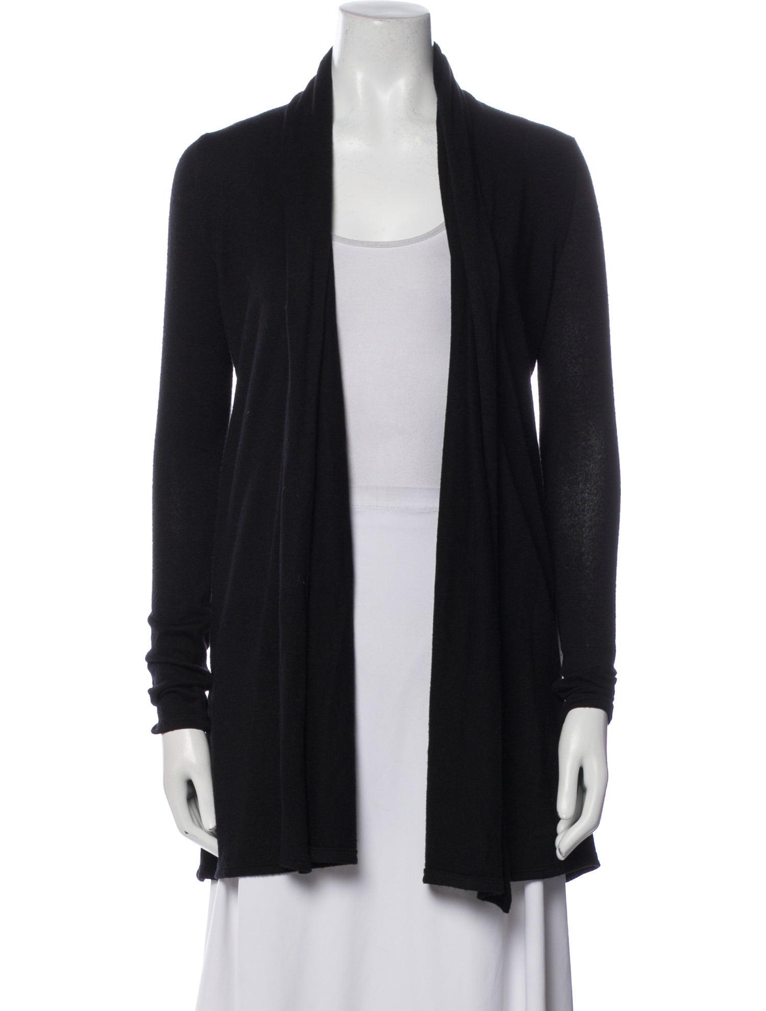 The Row Nylon Open Front Sweater