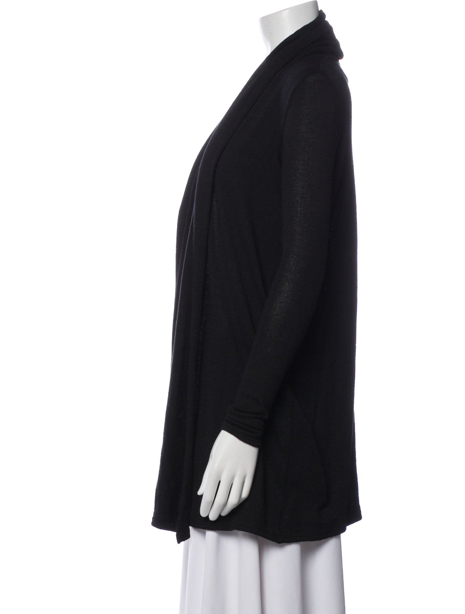 The Row Nylon Open Front Sweater