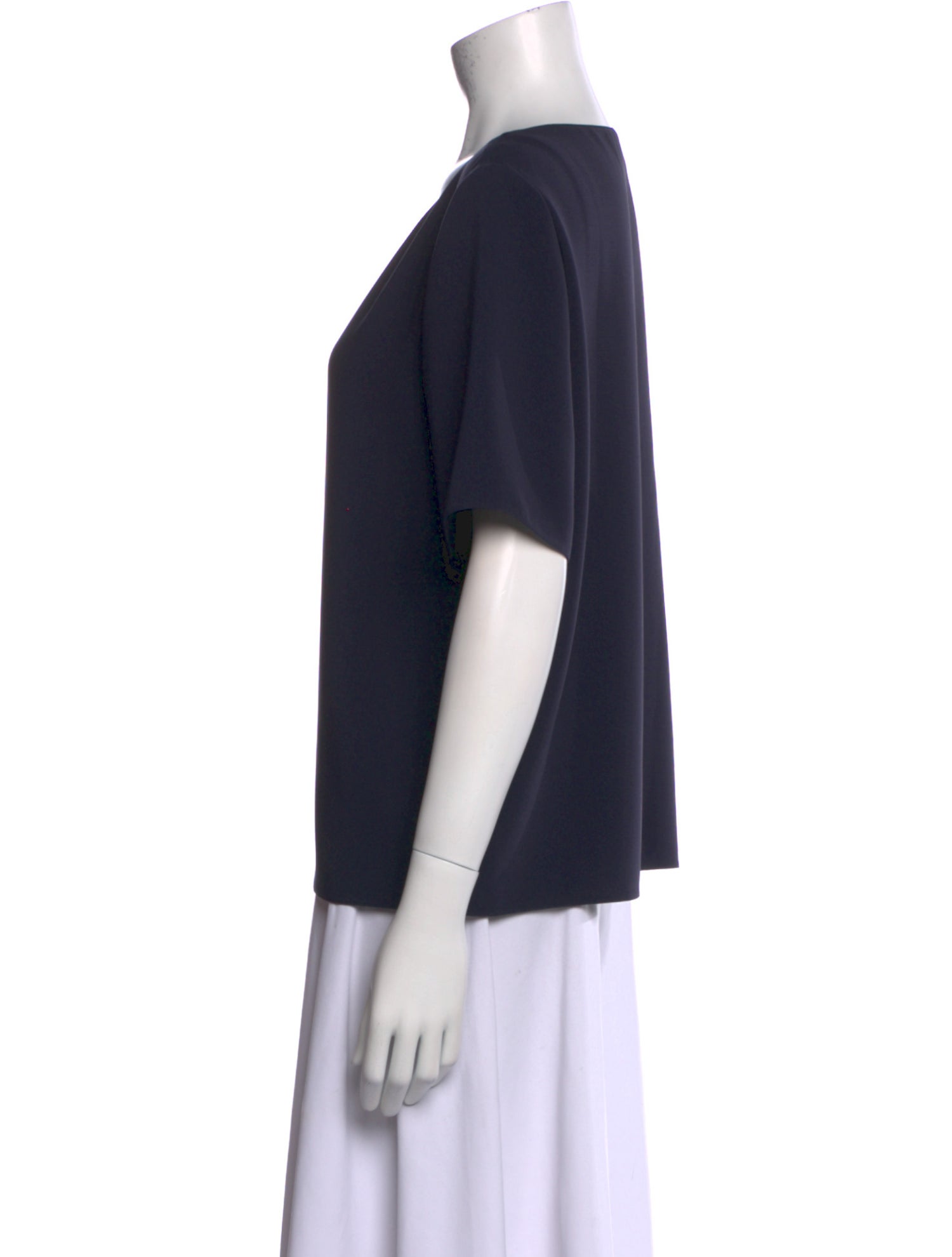 The Row Scoop Neck Short Sleeve T-Shirt