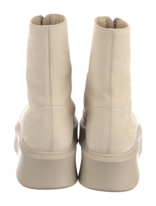 The Row Zipped 1 Nubuck Lace-Up Boots