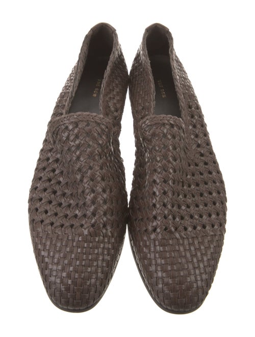 The Row Davis Leather Loafers