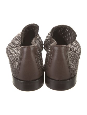 The Row Davis Leather Loafers