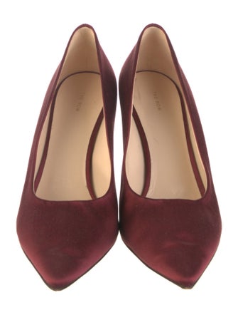 The Row Satin Pumps
