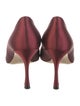 The Row Satin Pumps