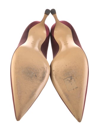 The Row Satin Pumps