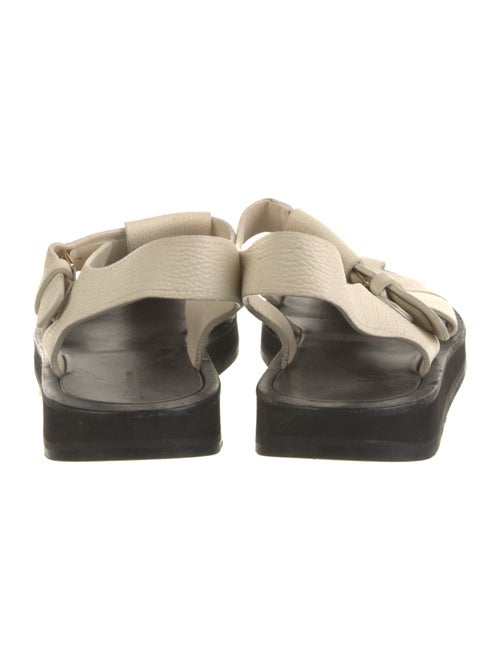 The Row Fisherman Leather Slingback Sandals