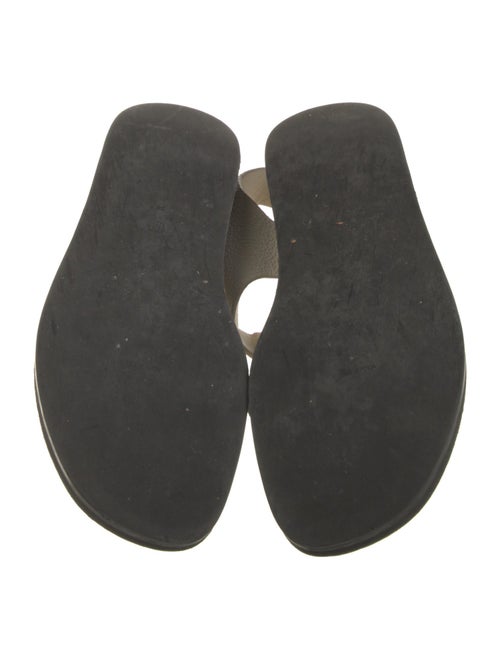 The Row Fisherman Leather Slingback Sandals