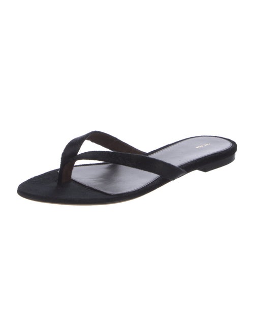 The Row Sacha Leather Flip Flops