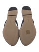 The Row Sacha Leather Flip Flops