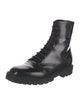 The Row Patent Leather Combat Boots