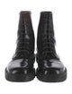 The Row Patent Leather Combat Boots