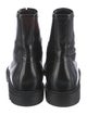 The Row Patent Leather Combat Boots