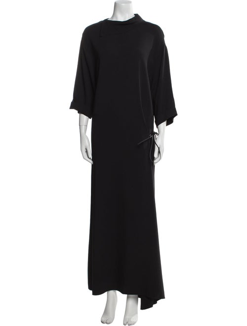 The Row Mock Neck Long Dress