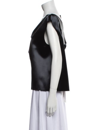 The Row V-Neck Sleeveless Blouse