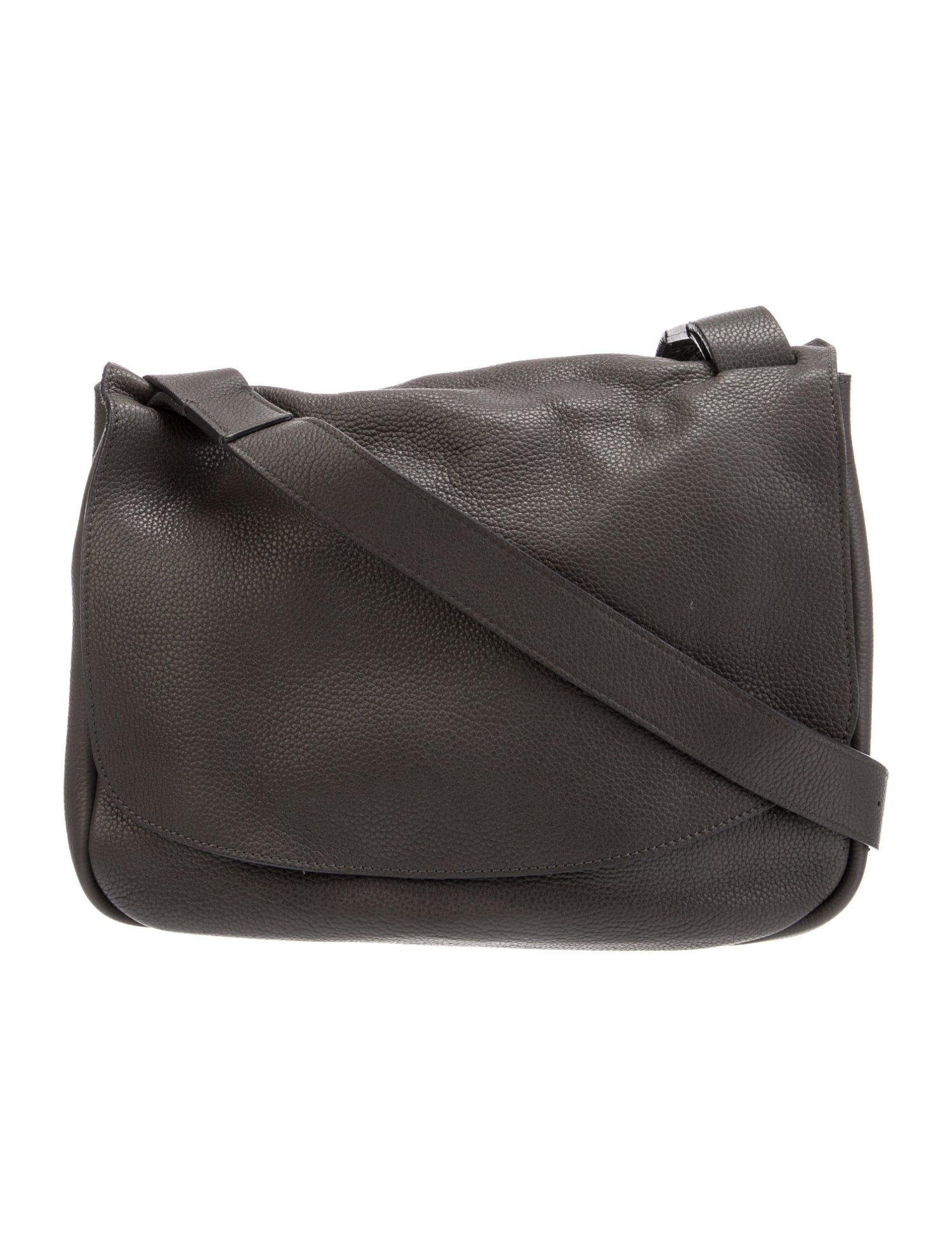 The Row Leather Mail Small