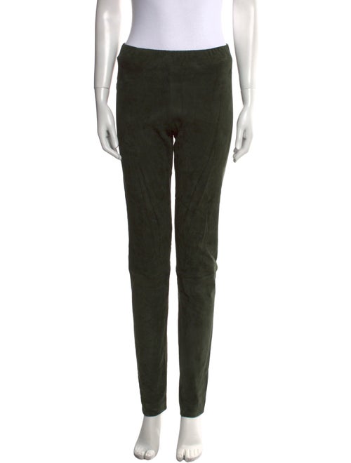 The Row Suede Skinny Leg Pants