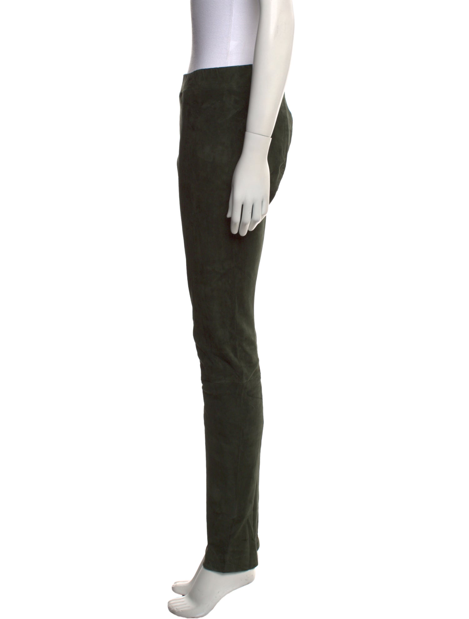 The Row Suede Skinny Leg Pants