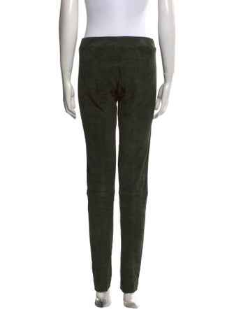 The Row Suede Skinny Leg Pants