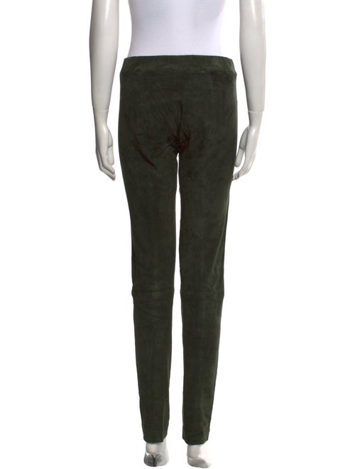 The Row Suede Skinny Leg Pants