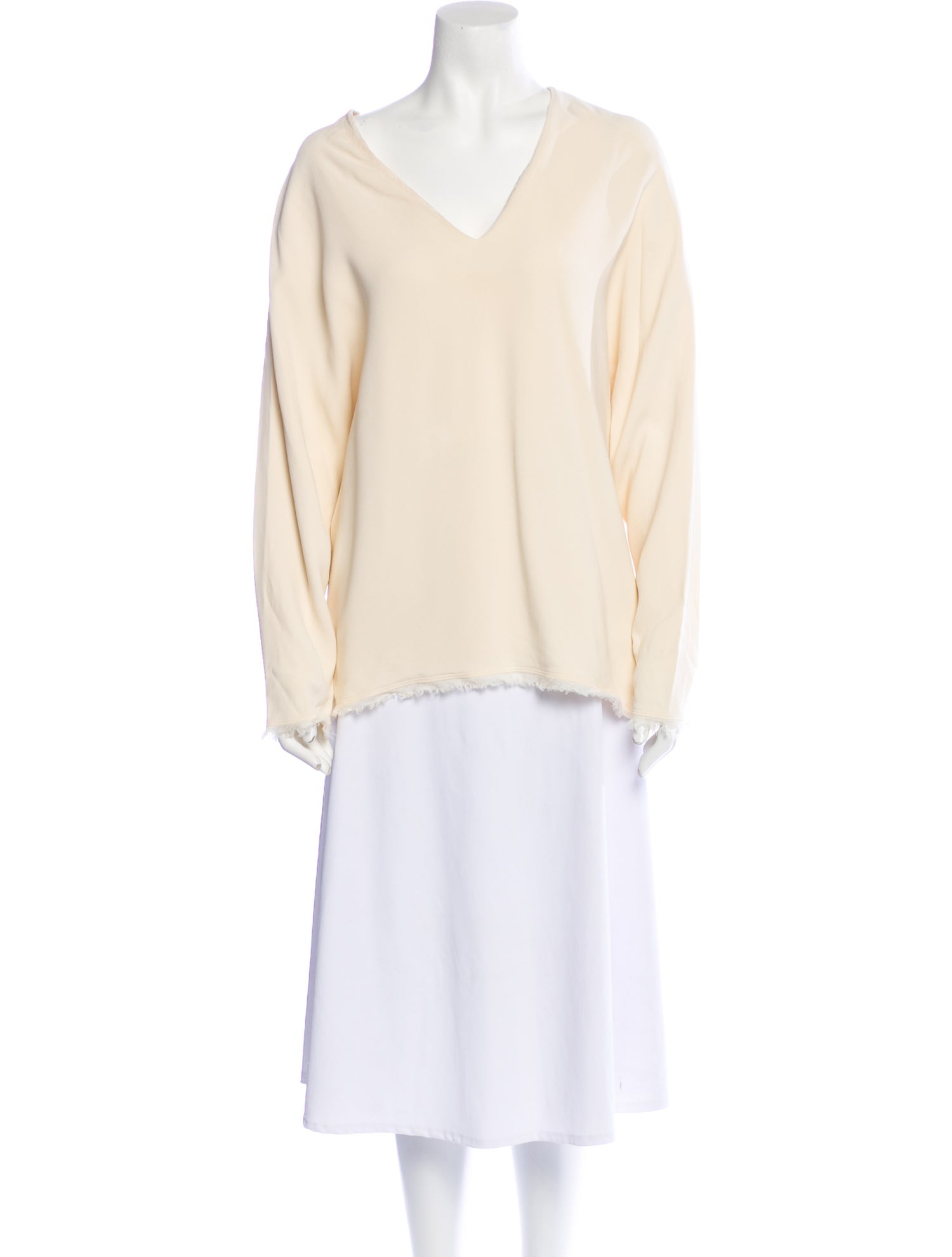 The Row V-Neck Long Sleeve Tunic