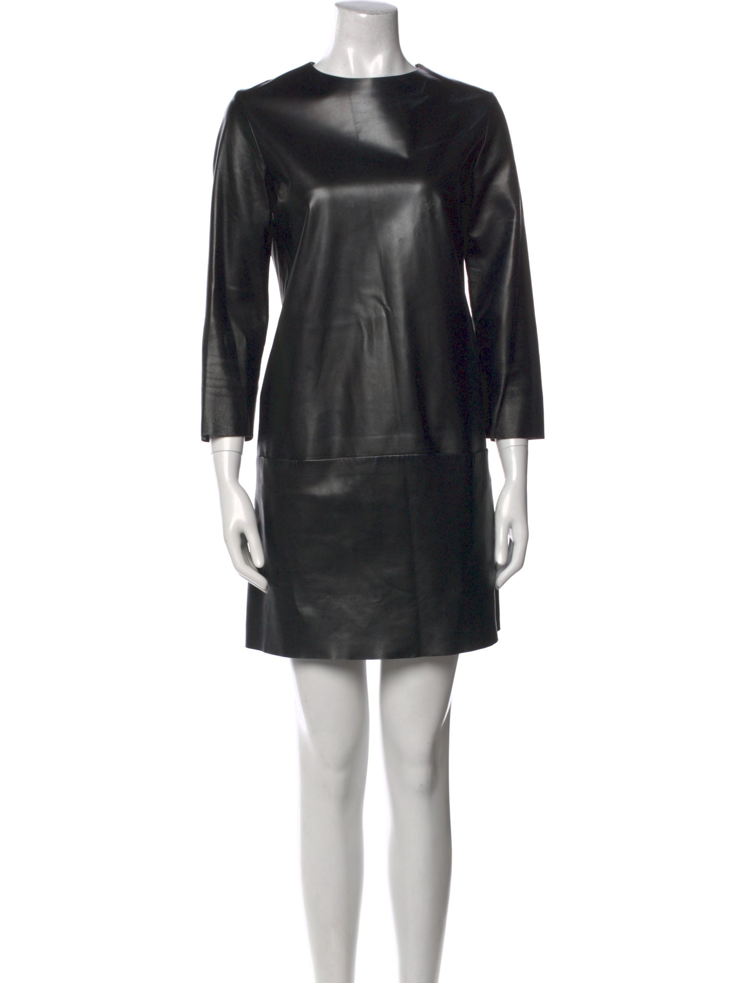The Row Lambskin Mini Dress