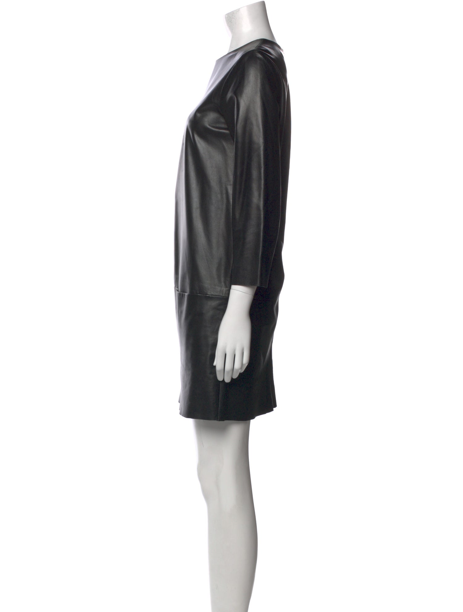The Row Lambskin Mini Dress