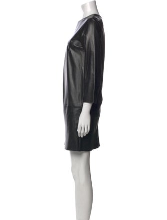 The Row Lambskin Mini Dress