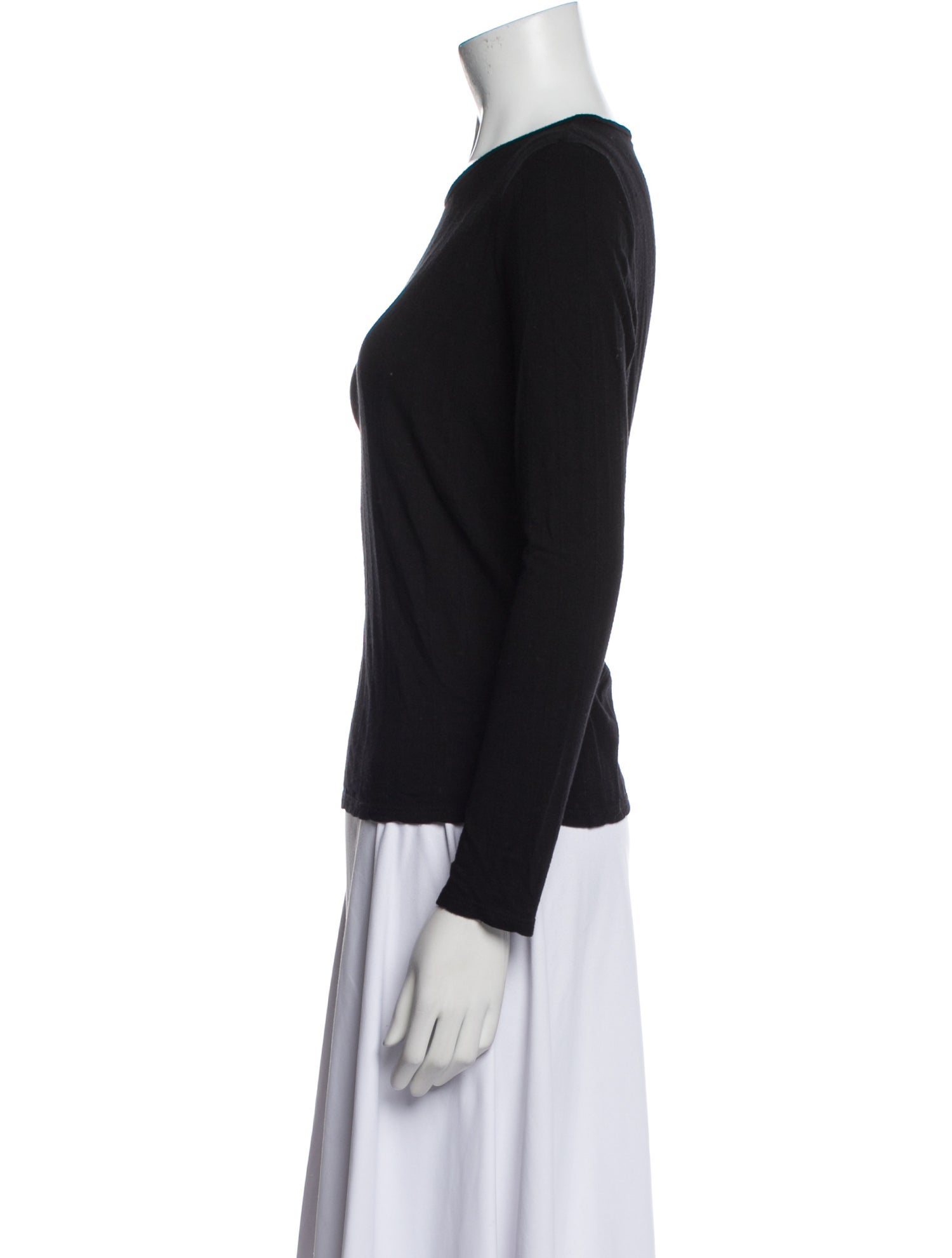 The Row Crew Neck Long Sleeve Top