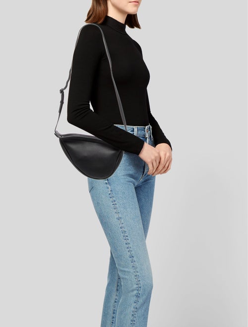 The Row Leather Slouchy Banana Small
