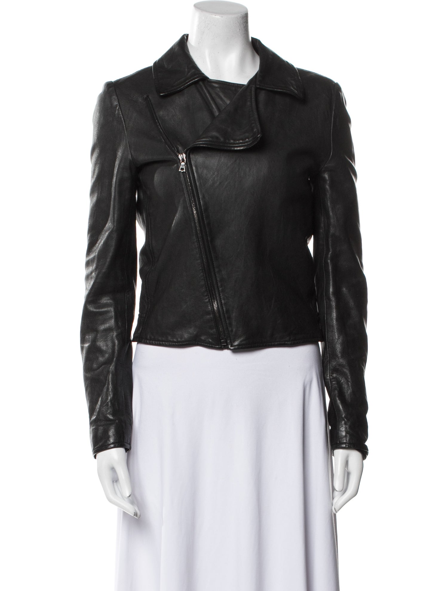 The Row Leather Biker Jacket