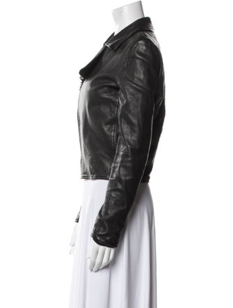 The Row Leather Biker Jacket