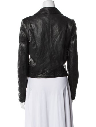 The Row Leather Biker Jacket