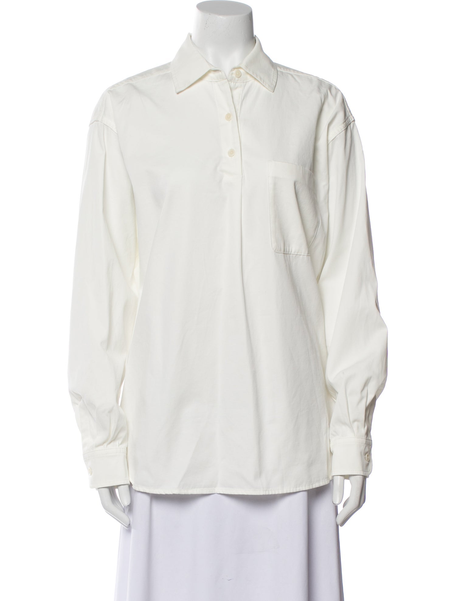 The Row Long Sleeve Button-Up Top w/ Tags