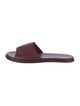 The Row Canal Leather Slides