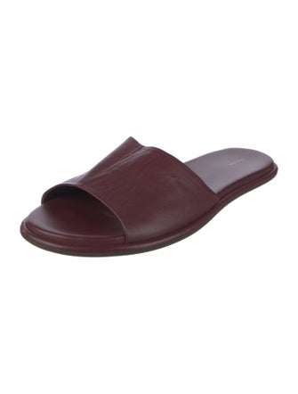 The Row Canal Leather Slides